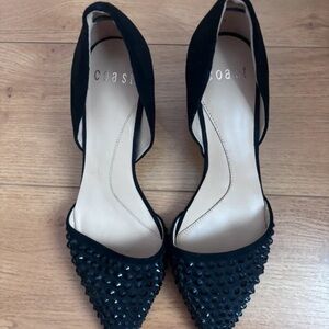 Coast Black Studded Women's Heels